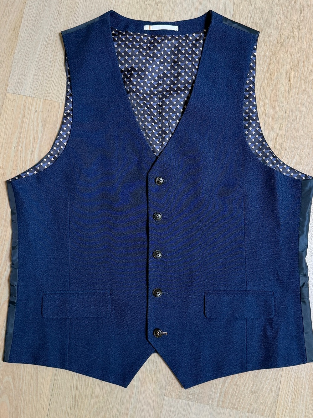 Harry Brown London Navy Waistcoat Vest 42R